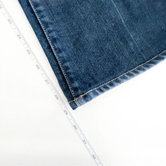 Paige Laurel Canyon Jeans Low Rise Bootcut Blue Women's 28 Premium Denim - Picture 8 of 9